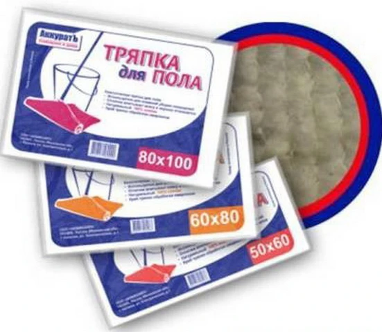 Тряпка для пола АккуратЪ CleinSet 80*100, ХПП арт.0090 *3/15