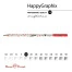 КАРАНДАШ ЧЕРНОГРАФИТОВЫЙ "HappyGraphix" ЕНОТ НА КАЧЕЛЯХ НВ