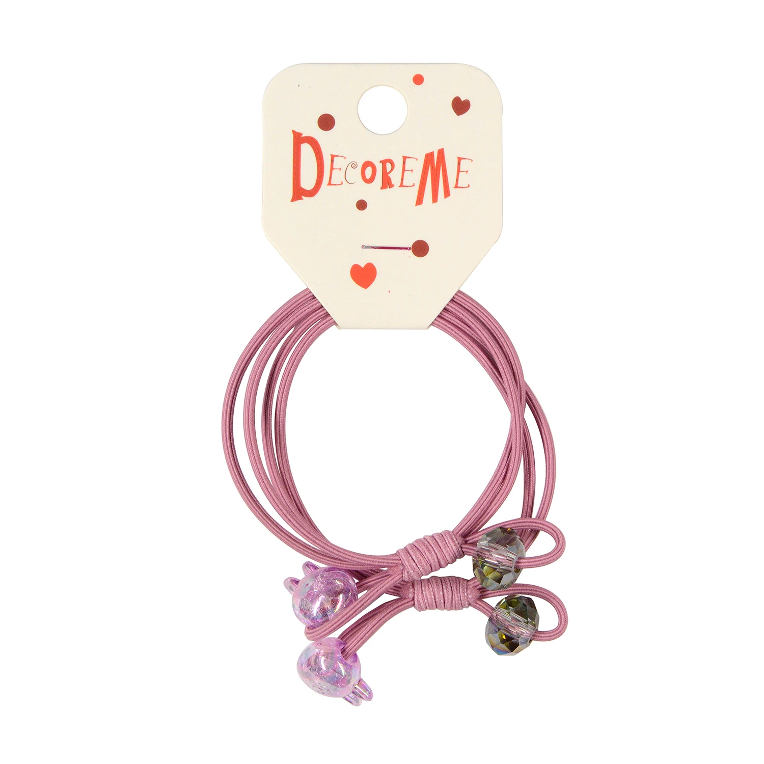 РЕЗИНКА ДЛЯ ВОЛОС 2 ШТ, 5 ЦВЕТОВ