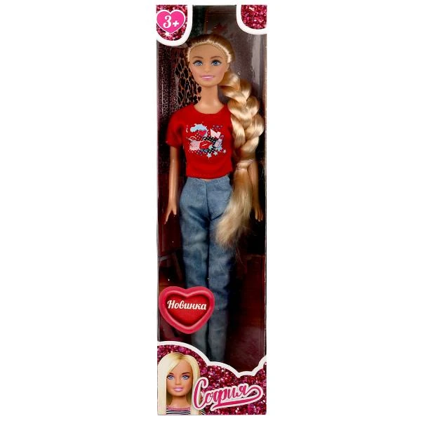 Кукла 29 см София, бесшарнирная, кор КАРАПУЗ