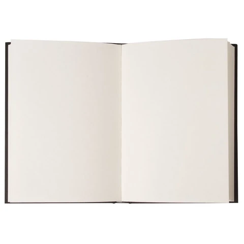 Скетчбук, слоновая кость 100 г/м2, 148х210 мм, 110 л., книжный твердый переплет,