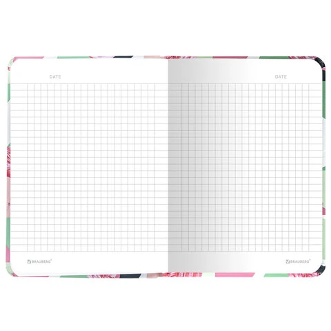 Блокнот с резинкой в клетку 96 л., МАЛЫЙ ФОРМАТ А6 (109х148 мм), твердая