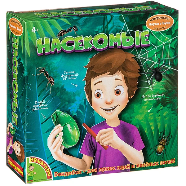 Исторические раскопки Науки с Буки Bondibon, Насекомые, арт.ST034938 Исторические раскопки Науки с Буки Bondibon, Насекомые, арт.ST034938