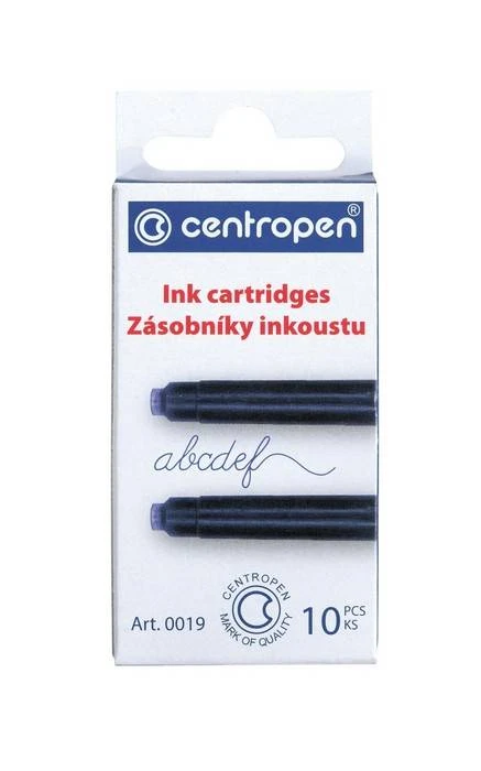 Чернила CENTROPEN синий баллончик 10 шт. 0019/10
