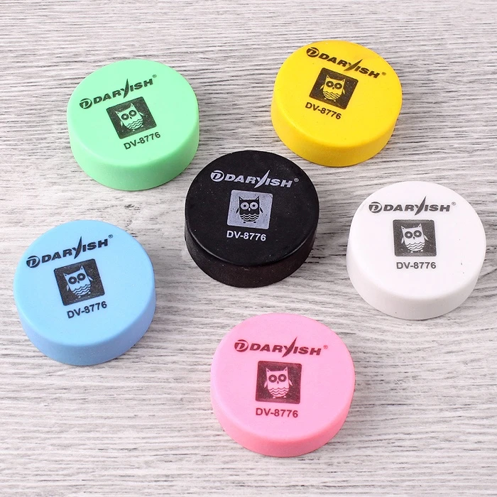 Ластик "Darvish" круглый ассорти Ластик "Darvish" круглый ассорти