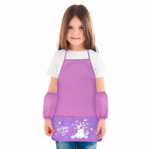 Фартук с нарукавниками BRAUBERG, 45x54 см, 3 кармана, Magic, 270390 Фартук с нарукавниками BRAUBERG, 45x54 см, 3 кармана, Magic, 270390