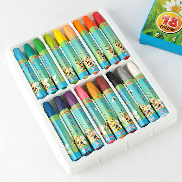 Мелки восковые 18цв. "Darvish" Мелки восковые 18цв. "Darvish"