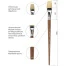 Кисть художественная профессиональная BRAUBERG ART "CLASSIC", щетина,