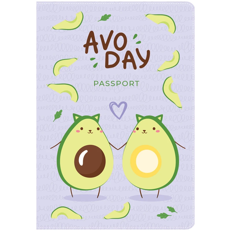 Обложка для паспорта MESHU "AvoDay", ПВХ, 2 кармана Обложка для паспорта MESHU "AvoDay", ПВХ, 2 кармана