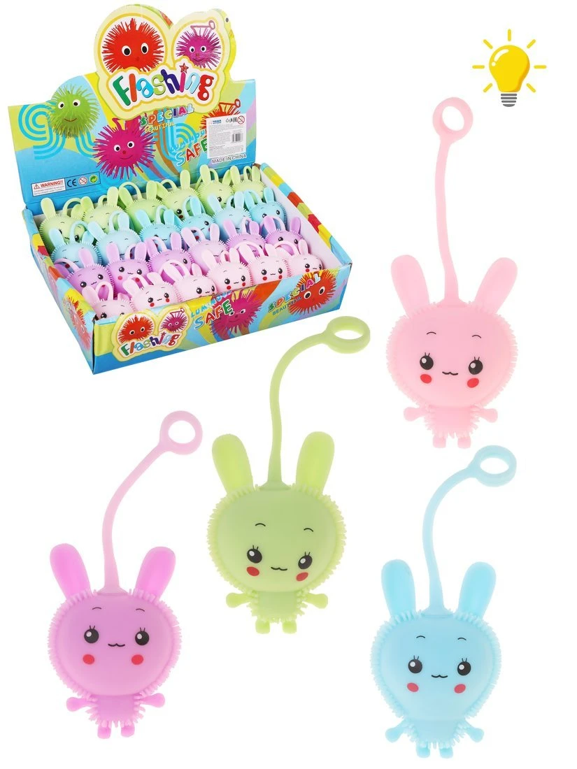 Антистресс лохматик Зайчик 7 см, свет Антистресс лохматик Зайчик 7 см, свет