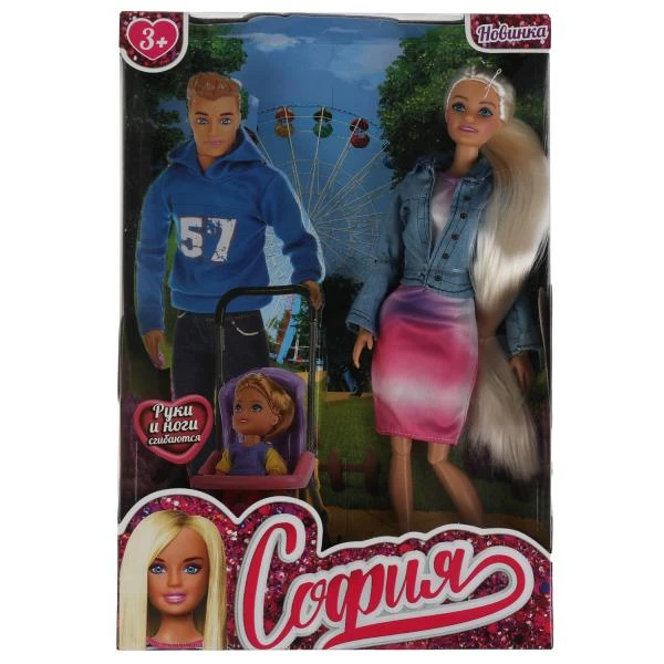 Кукла 29 см София, руки и ноги сгибаюстся, акс, в кор КАРАПУЗ