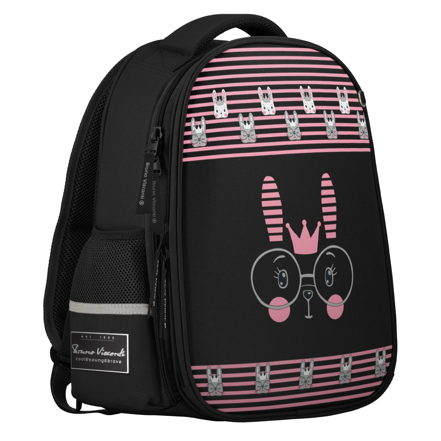 РЮКЗАК- ОБЛЕГЧЕННАЯ КАПСУЛА ЧЕРНЫЙ С ЭРГОНОМИЧНОЙ СПИНКОЙ "ЦИРК.ЗАЙКА"