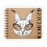 SKETCHBOOK BV,180х155 мм, 120 Л. КРАФТ 70 гр. НА ГРЕБНЕ (4 ВИДА)
