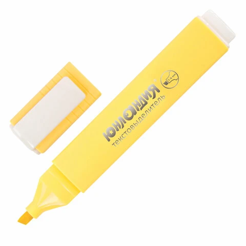 Текстовыделитель ЮНЛАНДИЯ "COLORSTAR PASTEL", ВАНИЛЬ, линия 1-4 мм,