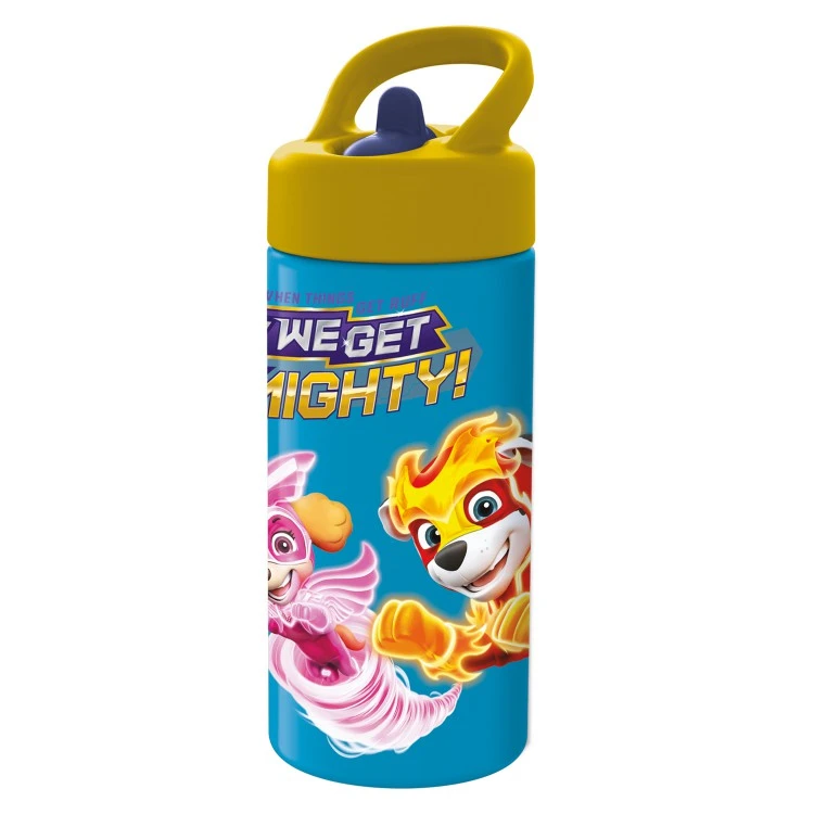 Бутылка пластиковая (спортивная, 410 мл) Щенячий патруль Могучие щенки Бутылка пластиковая (спортивная, 410 мл) Щенячий патруль Могучие щенки