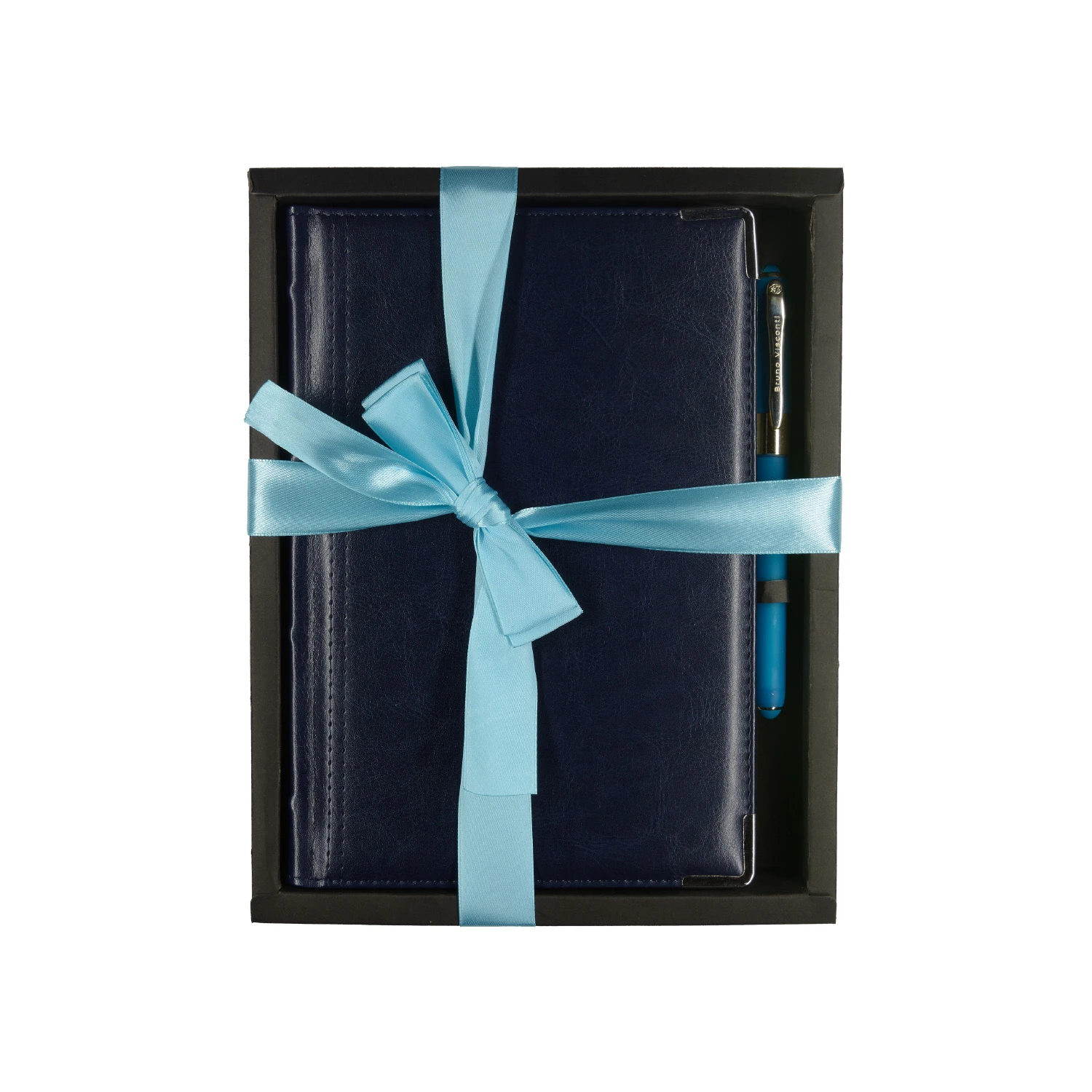 НАБОР ПОДАРОЧНЫЙ А5+ П/ДАТ. "BOSS" (ТЕМНО-СИНИЙ ЕЖЕДНЕВНИК И РУЧКА)