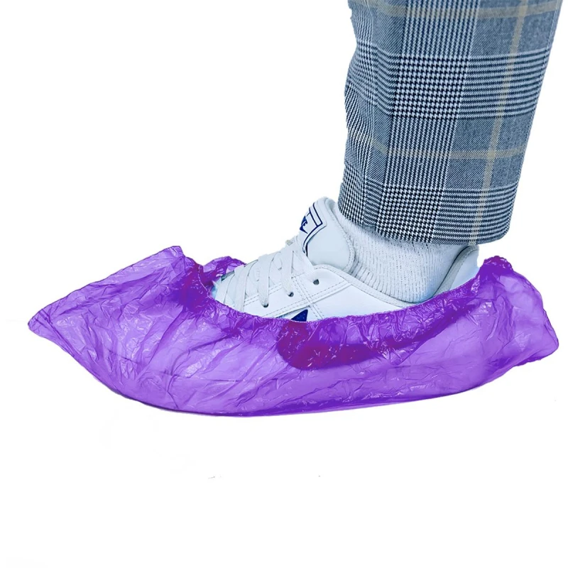 Бахилы н/с, п/э Прочные гладкие 3,5г, АРТ40, фиолетовые 50пар/уп Бахилы н/с, п/э Прочные гладкие 3,5г, АРТ40, фиолетовые 50пар/уп