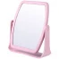 Зеркало настольное прямоугольное 13*15,8см двустороннее пластиковое ассорти