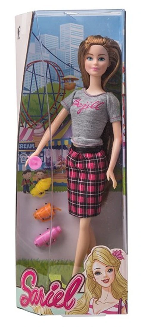 Игровой набор Красотка, в комплекте кукла 29см., предм. 4шт. Игровой набор Красотка, в комплекте кукла 29см., предм. 4шт.