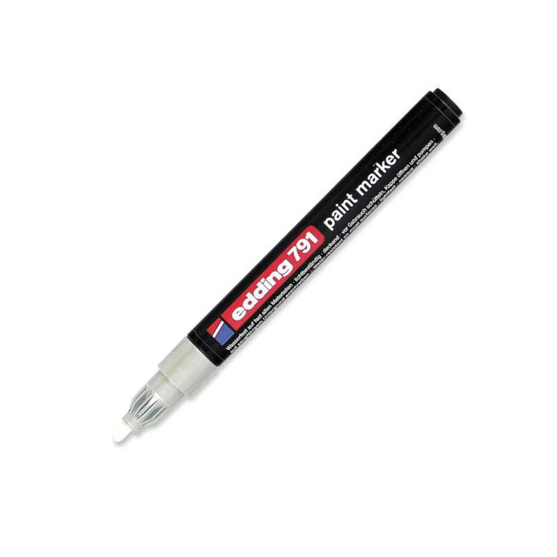 Маркер пеинт (лак) EDDING E-791/54 серебр. 1-2мм