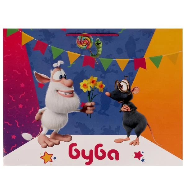 Пакет подарочный глянцевый БУБА xxl, 40*49*19 см ЧУДО ПРАЗДНИК