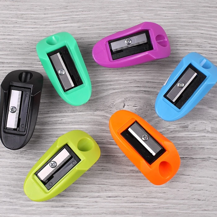 Точилка пластиковая "Darvish" ассорти, в пластиковой банке