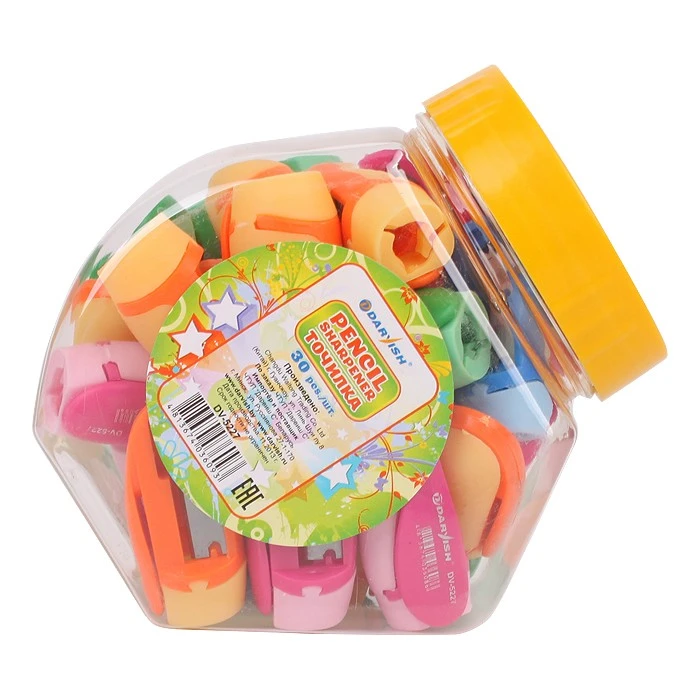 Точилка пластиковая "Darvish" ассорти с клипом Точилка пластиковая "Darvish" ассорти с клипом