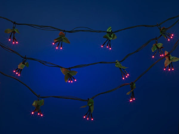 Новогодняя электрогирлянда рис ягодка (40х3) 120л.красн.цв.,зелёный кабель 5.85м Новогодняя электрогирлянда рис ягодка (40х3) 120л.красн.цв.,зелёный кабель 5.85м