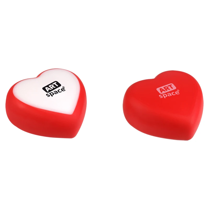 Точилка пластиковая ArtSpace "Heart", 1 отверстие, ассорти Точилка пластиковая ArtSpace "Heart", 1 отверстие, ассорти