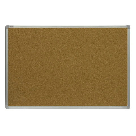Доска пробковая для объявлений 90x120 см, алюминиевая рамка, 2х3 OFFICE,
