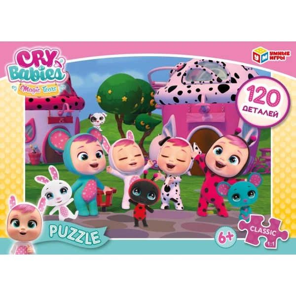 Cry babies. Пазл. 120 деталей. 180х130х25 мм. Умные игры Cry babies. Пазл. 120 деталей. 180х130х25 мм. Умные игры