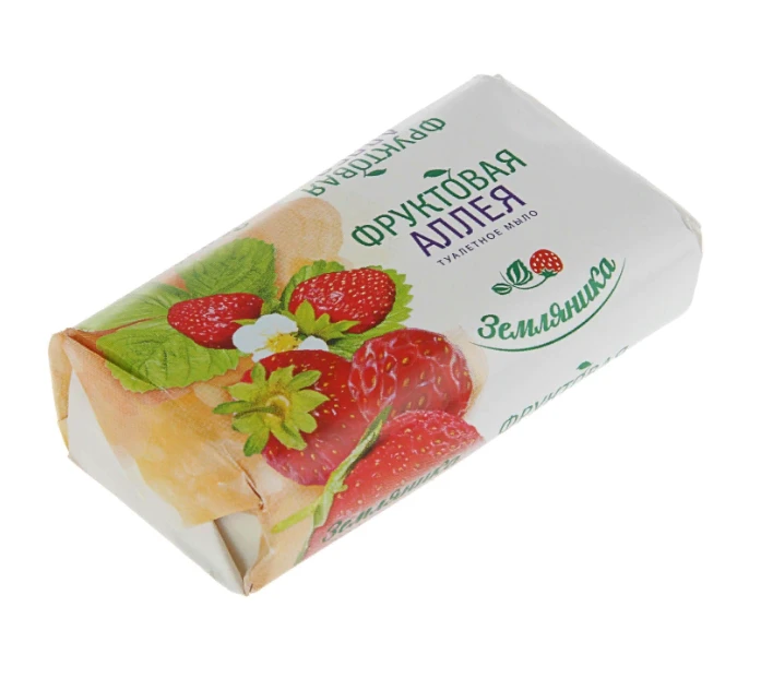ФРУКТОВАЯ АЛЛЕЯ мыло 90гр. Земляника. арт191-2, НЭФИС