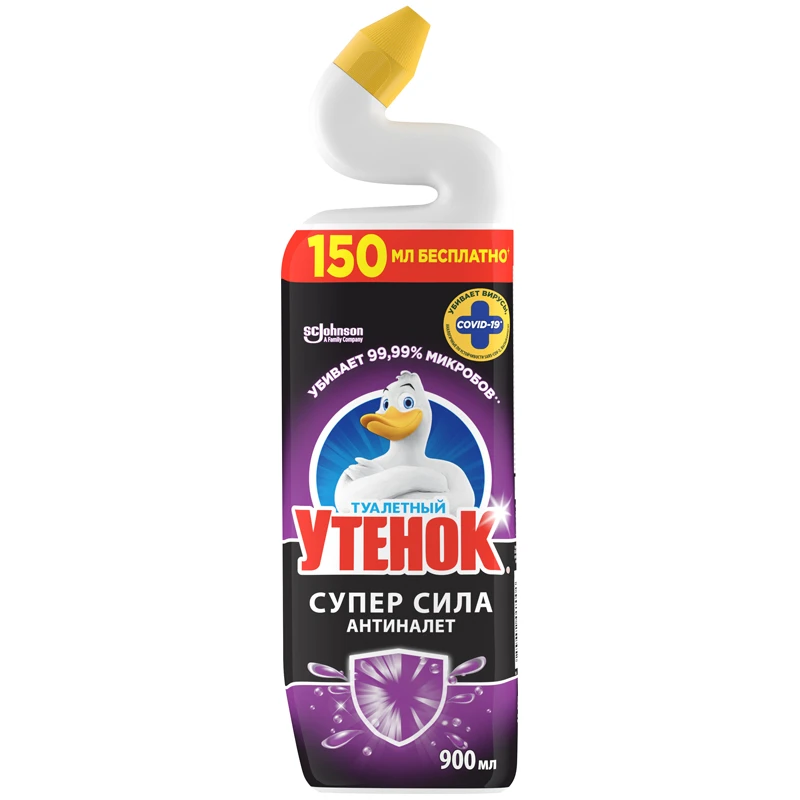 Средство для туалета Туалетный утенок "Антиналет", 900мл.