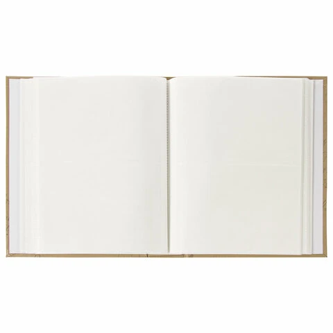 Фотоальбом BRAUBERG "Часы, крафт" на 200 фото 10х15 см, твердая