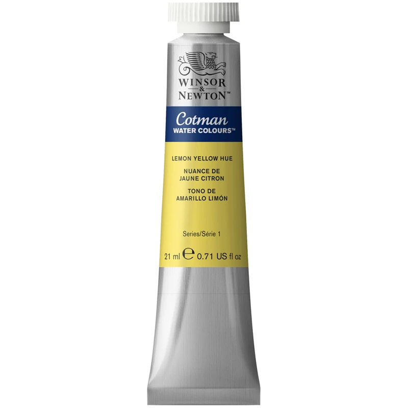 Акварель художественная Winsor&Newton "Cotman", 21мл, туба, желтый