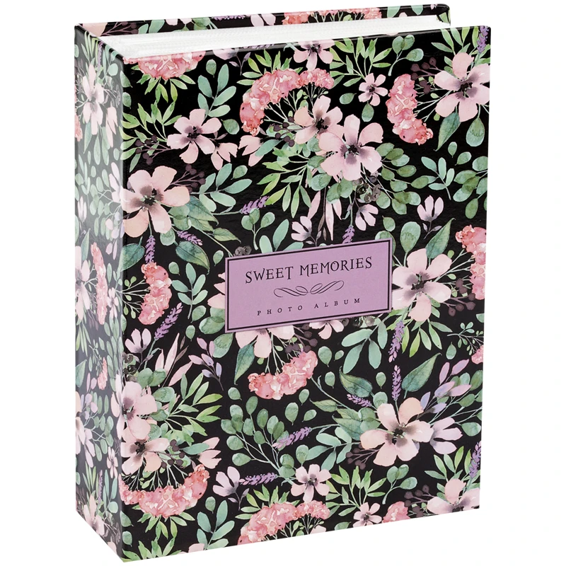 Фотоальбом 100 фото 10*15см, ArtSpace "Flowers", ПП карман Фотоальбом 100 фото 10*15см, ArtSpace "Flowers", ПП карман