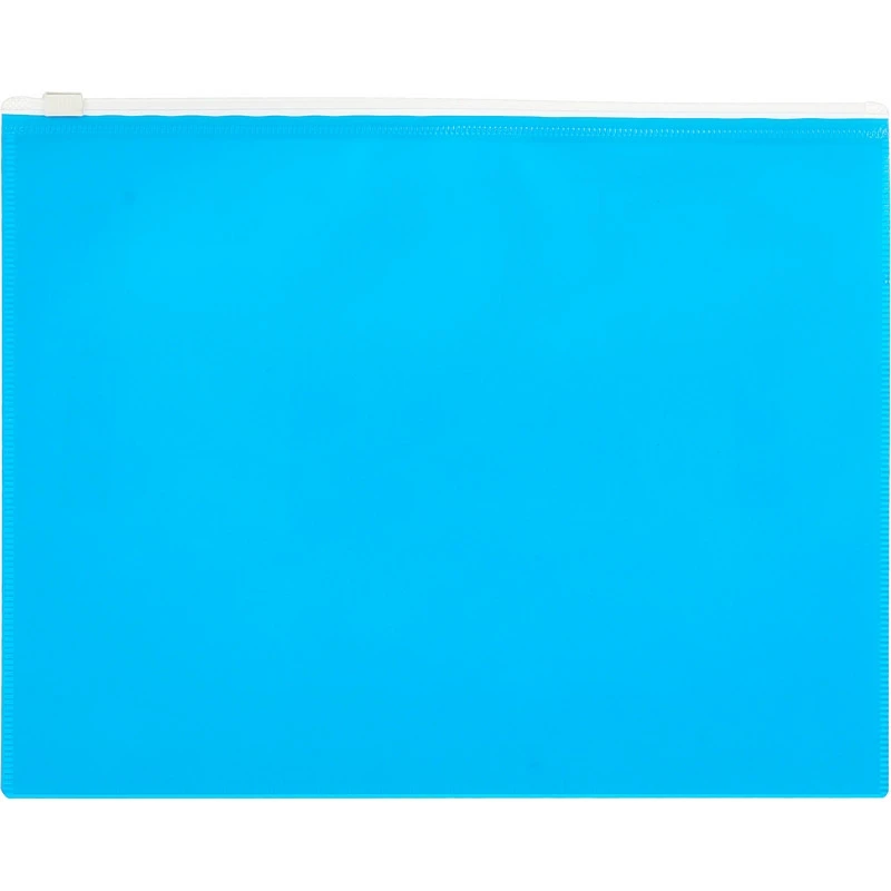 Папка на молнии А5 Attache Color, голубой