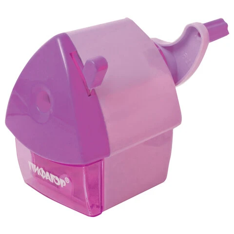 Точилка механическая ПИФАГОР "Домик гнома", металлический механизм, Точилка механическая ПИФАГОР "Домик гнома", металлический механизм,