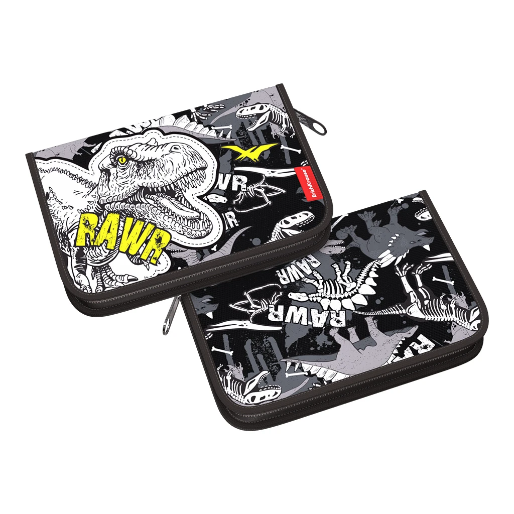 Пенал-книжка без наполнения Erich Krause® 135x205x30мм Dinosaur Park