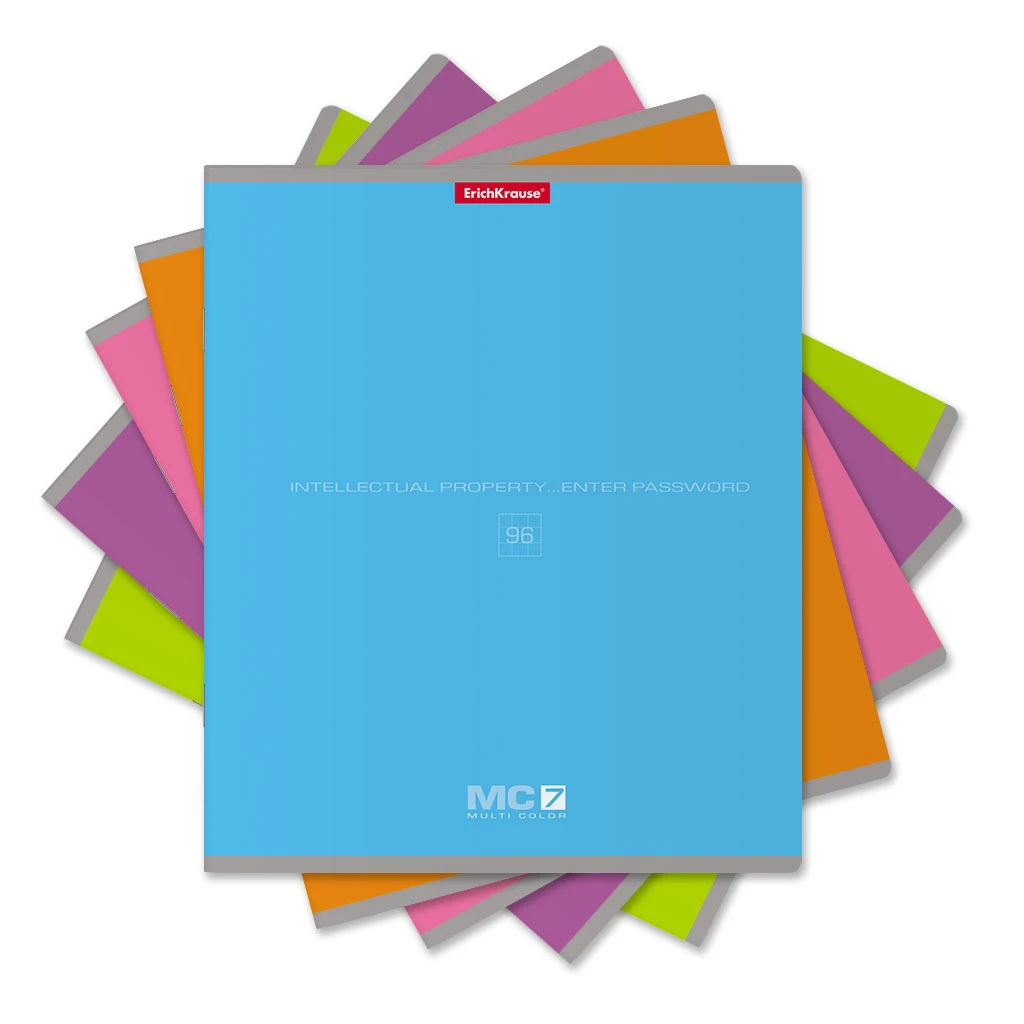 Тетрадь общая ученическая ErichKrause® MC-7, 96 листов, клетка_MIX-PACK Тетрадь общая ученическая ErichKrause® MC-7, 96 листов, клетка_MIX-PACK