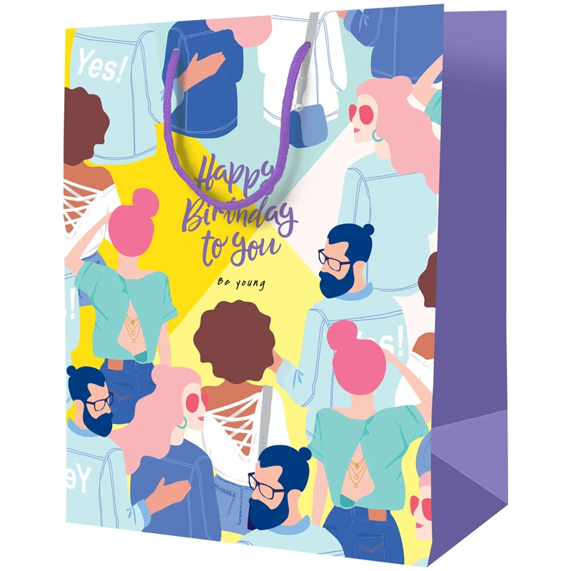 Пакет подарочный 18*23*10см ArtSpace "Birthday Party", ламинированный