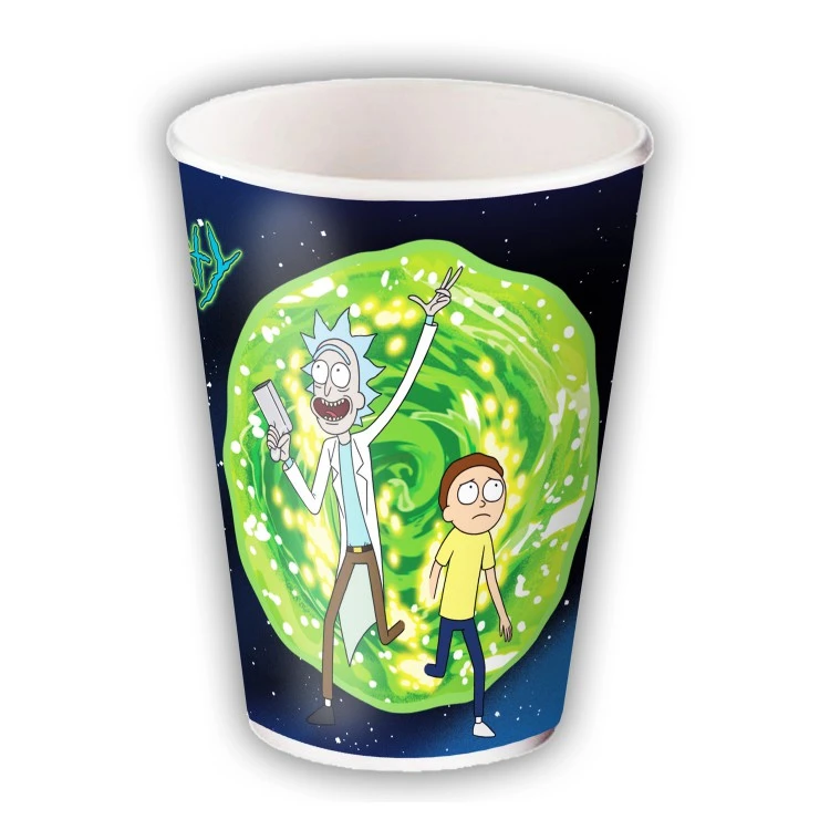 Rick and Morty. Набор бумажных стаканов-1, 6 штук*330 мл Rick and Morty. Набор бумажных стаканов-1, 6 штук*330 мл