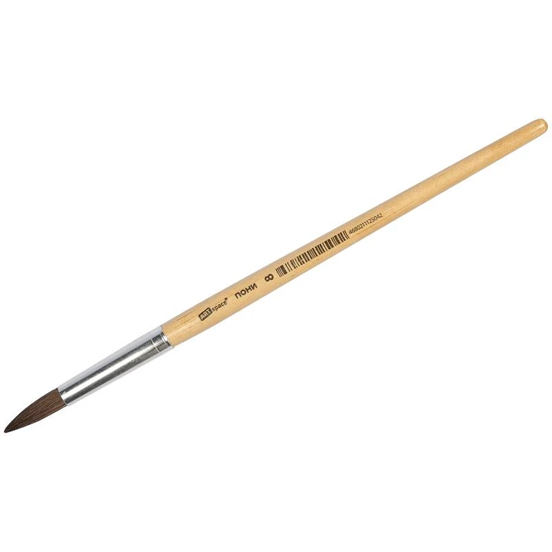 Кисть ПОНИ круглая №08, европодвес PH8_14504