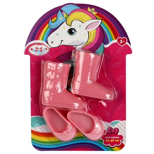 Обувь для куклы, 35-40 см, на блистере КАРАПУЗ