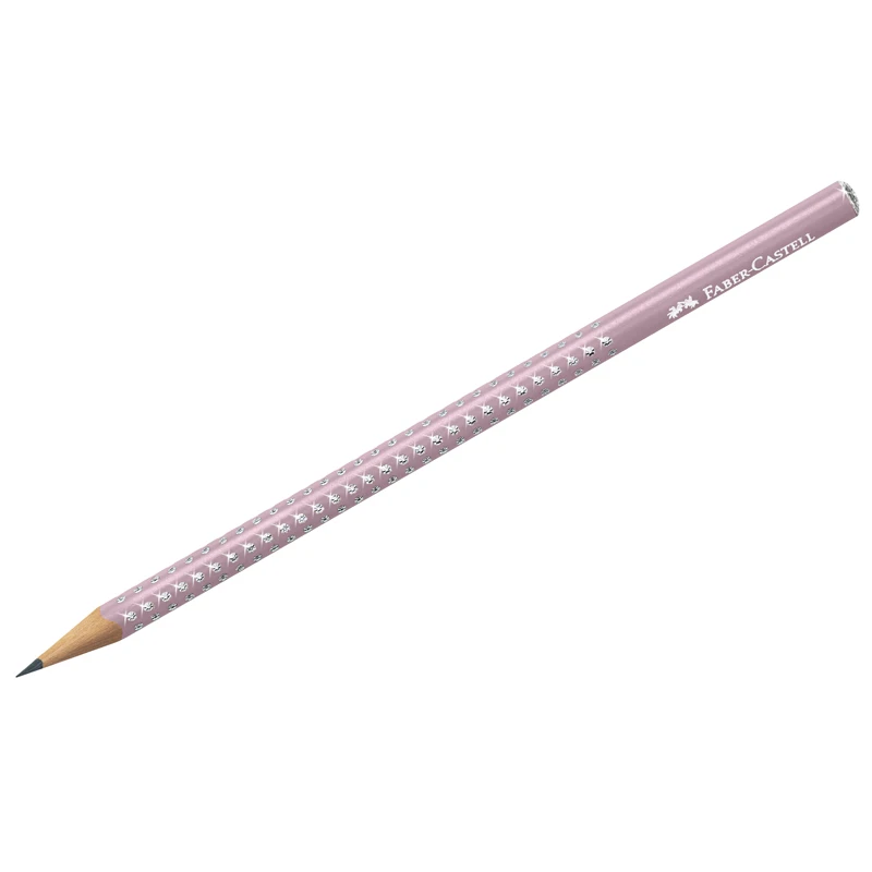 Карандаш ч/г Faber-Castell "Sparkle" В, трехгран., заточен., Карандаш ч/г Faber-Castell "Sparkle" В, трехгран., заточен.,