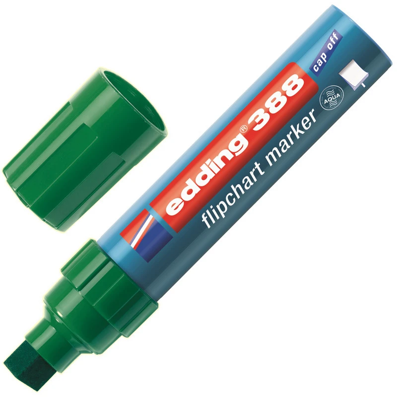 Маркер по бума (для флипчартов) EDDING E-388/004 зелёный 4-12 мм Маркер по бума (для флипчартов) EDDING E-388/004 зелёный 4-12 мм