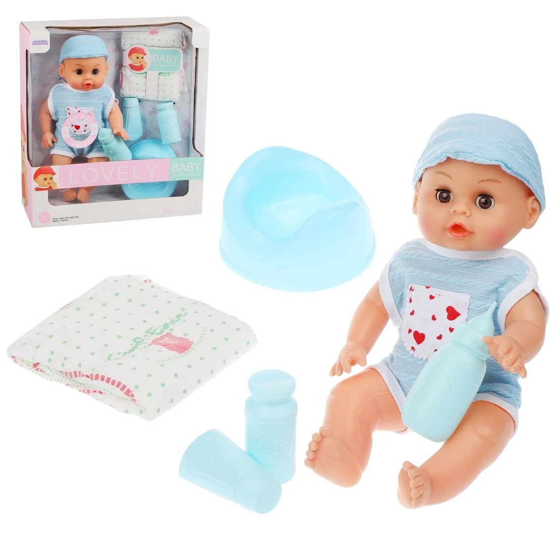 Игровой набор Мой малыш, в комплекте пупс 30 см. MY8862-14 Игровой набор Мой малыш, в комплекте пупс 30 см. MY8862-14