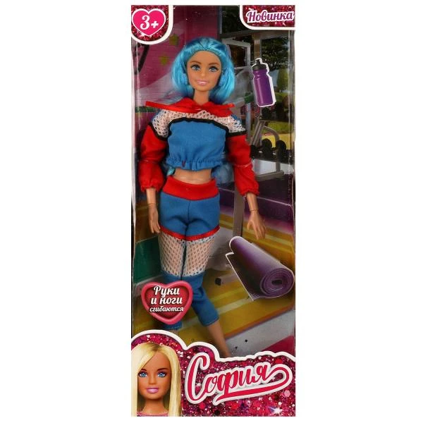 Кукла 29 см София, руки и ноги сгибаются, акс, кор КАРАПУЗ