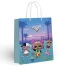 LOL. Пакет подарочный большой (бирюзовый с закатом), 250*350*100 мм.