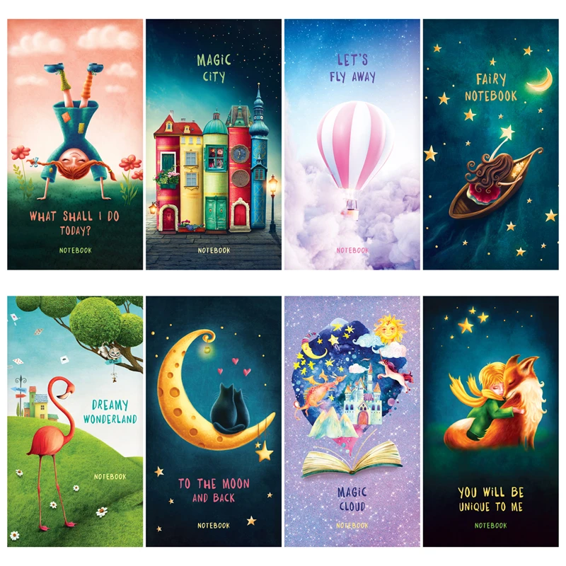 Блокнот А6 32л. на скрепке ArtSpace "Сказочный. Микс"